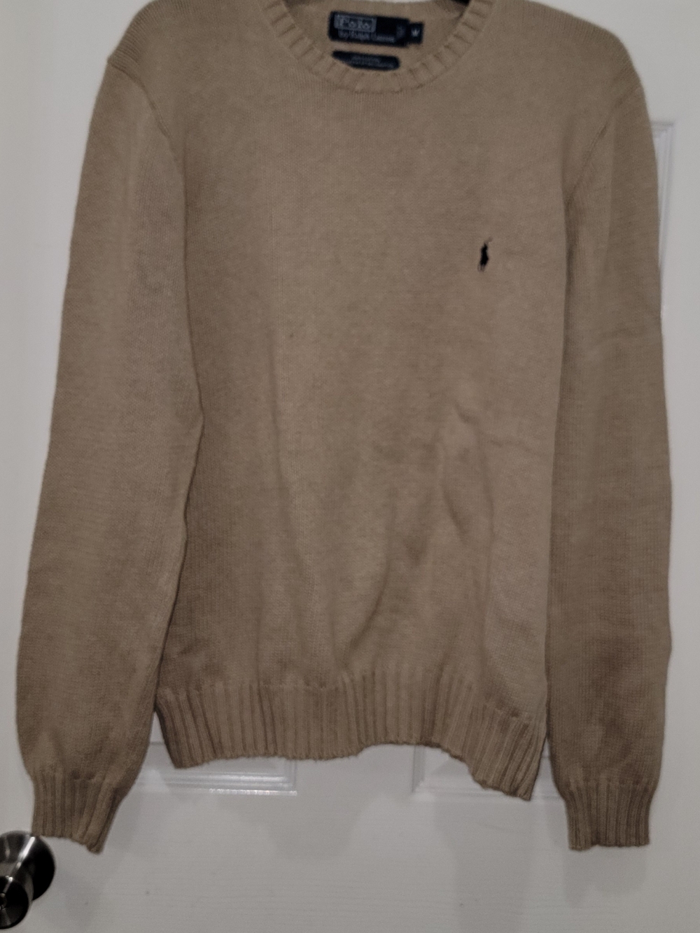 Ralph Lauren Men’s Beige Crewneck Sweater